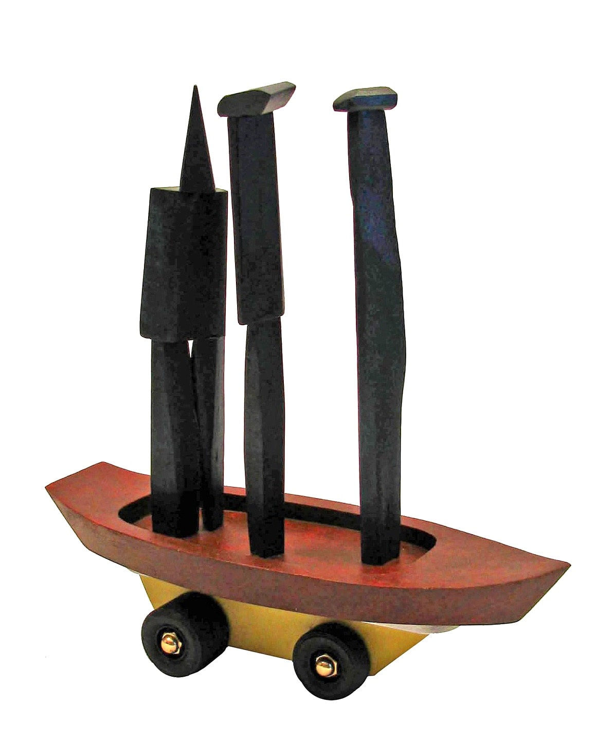 Three on a Yellow Boat, 1998