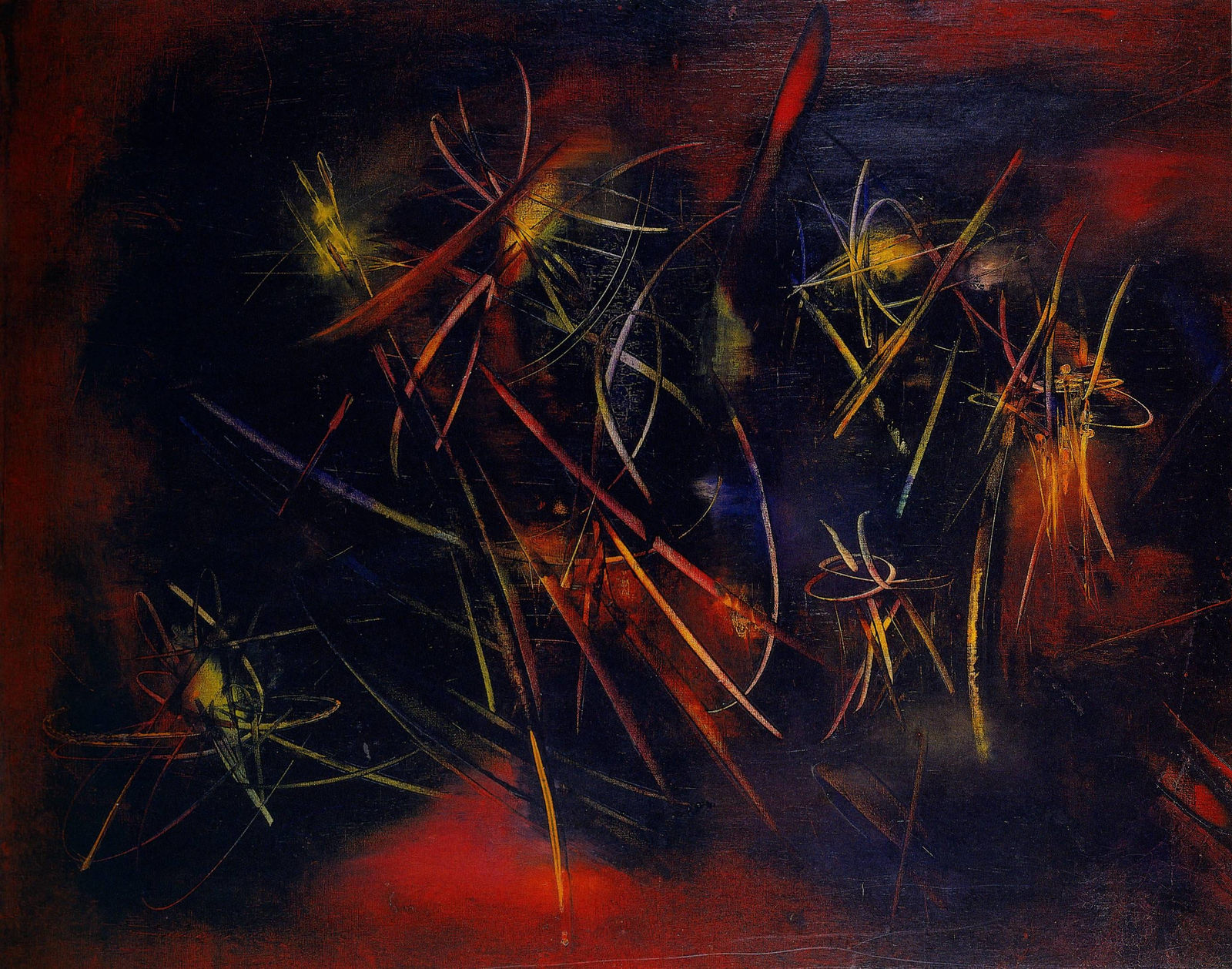 Judit Reigl, Ecriture automatique totale, 1954