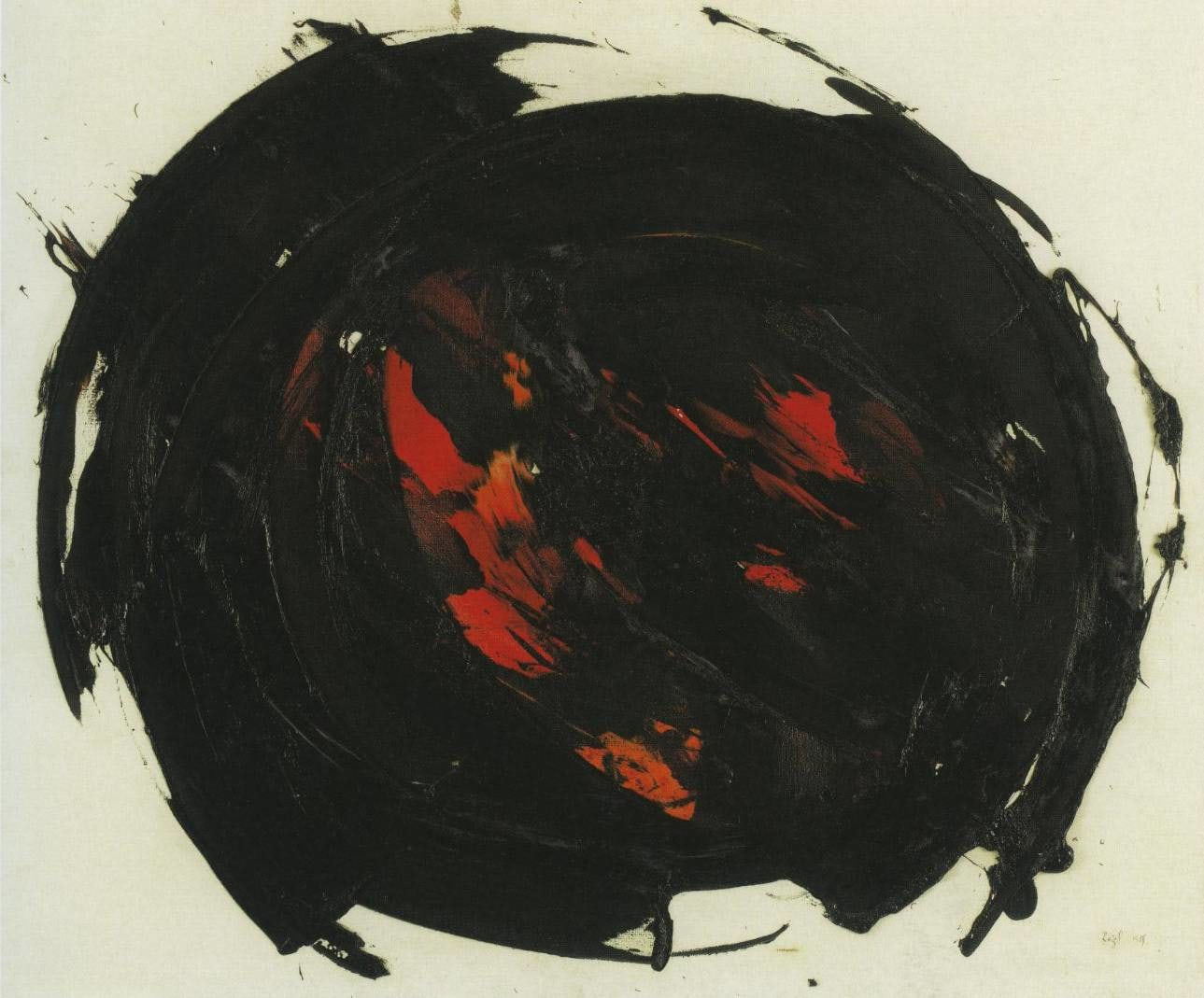 Judit Reigl, Centre de dominance, 1959