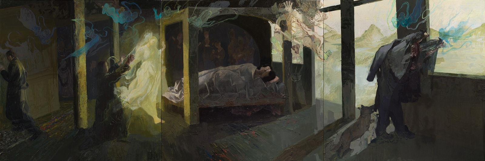 Yongqi Tang, Strange Tales: The Painted Wall, 2023