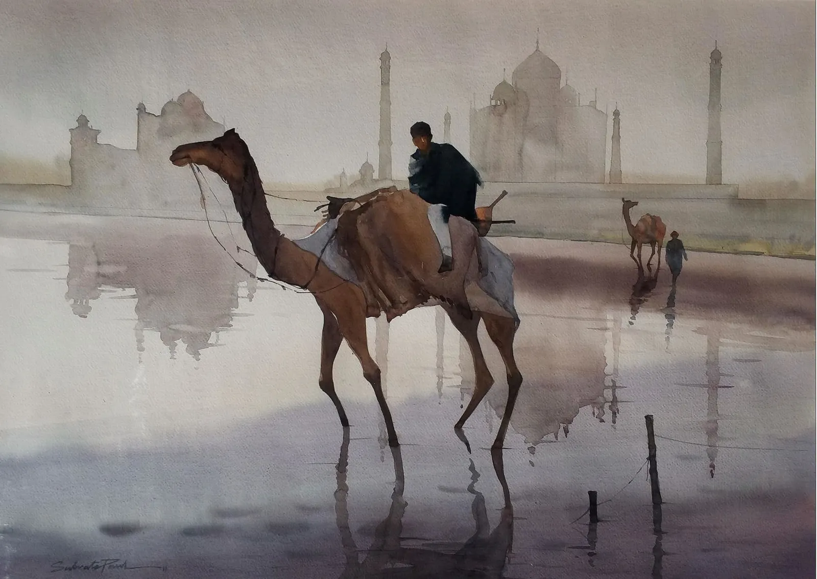 Subrata Paul, Early Morning of Taj Mahal-2, NA