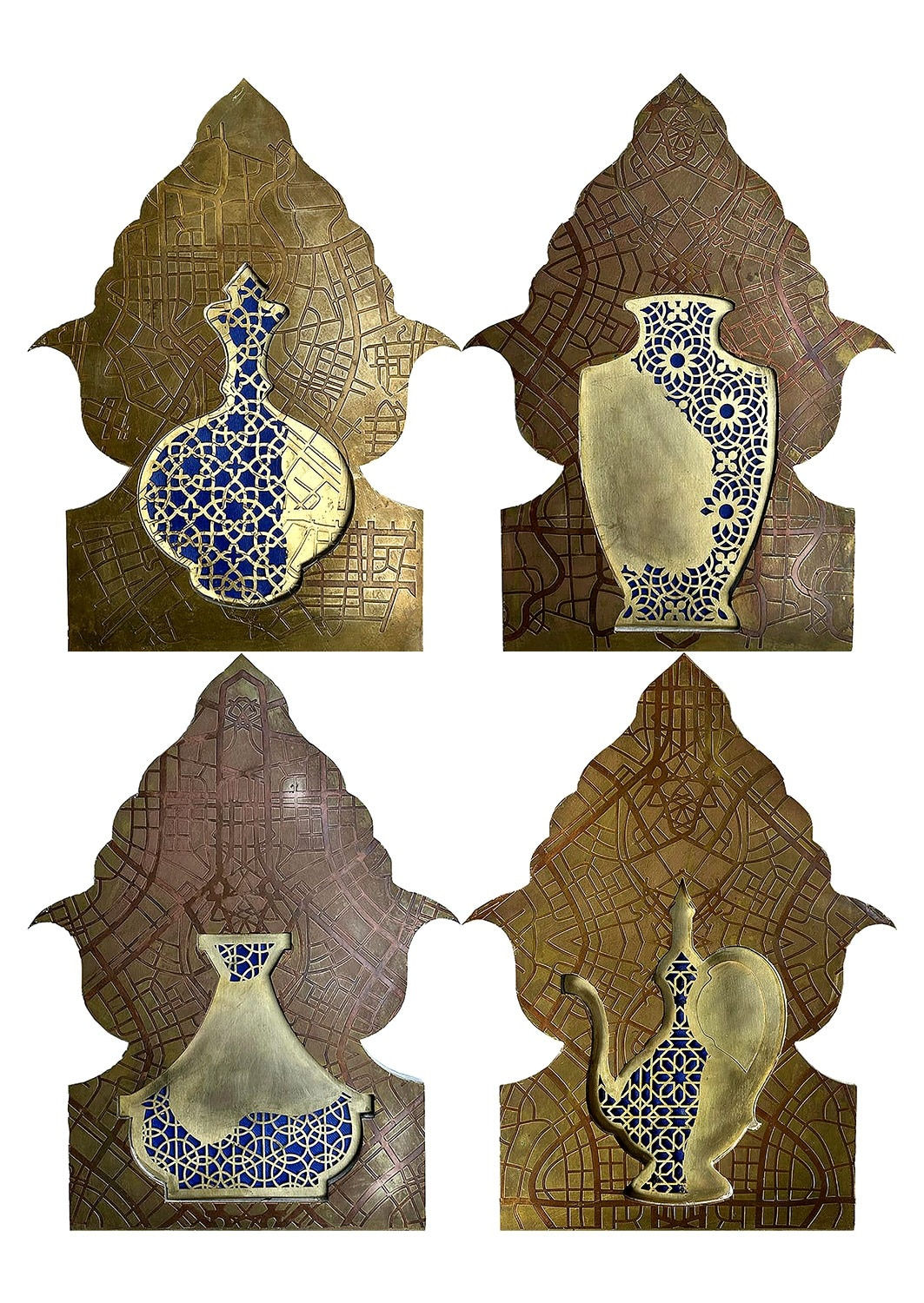 Sangam Vankhade, Whispers from the Niches (Set of Four)