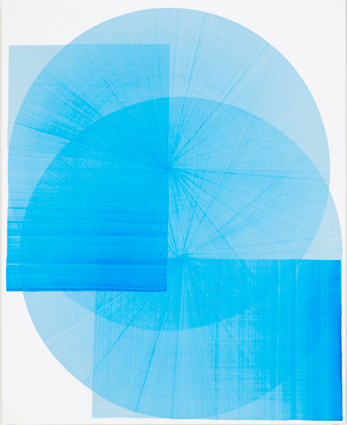 Thomas Trum, Two Blue Lines 59, 2024