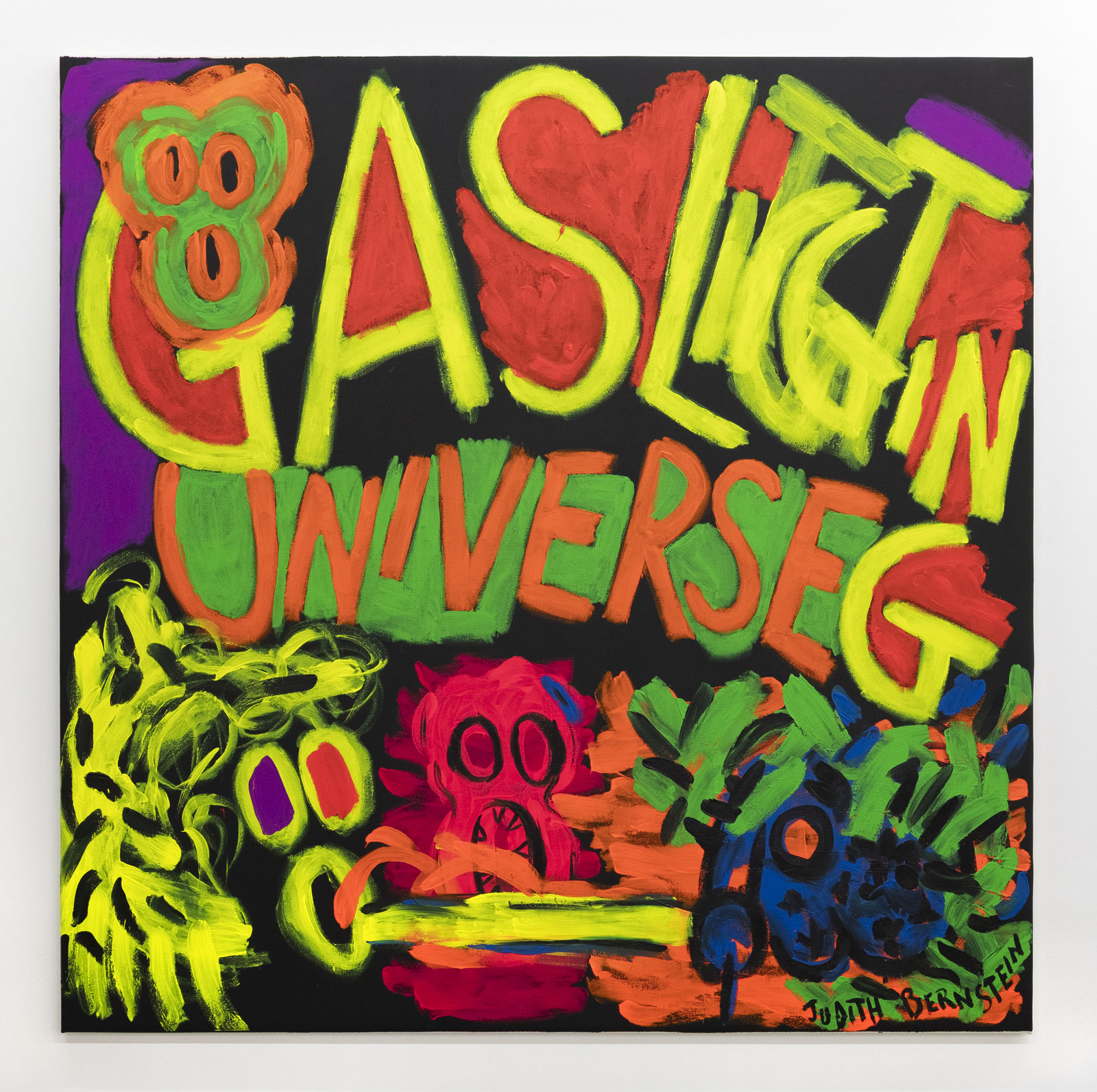 Judith Bernstein, Gasligting Universe, 2022