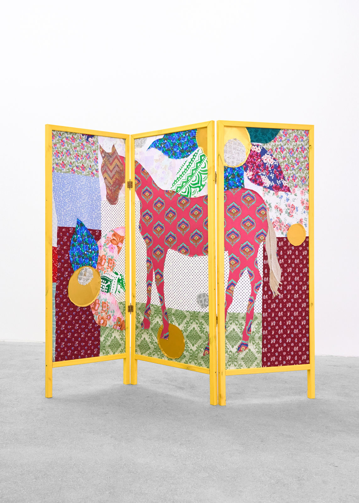 Małgorzata Mirga-Tas, Siukar Graja (Beautiful Horses), 2022