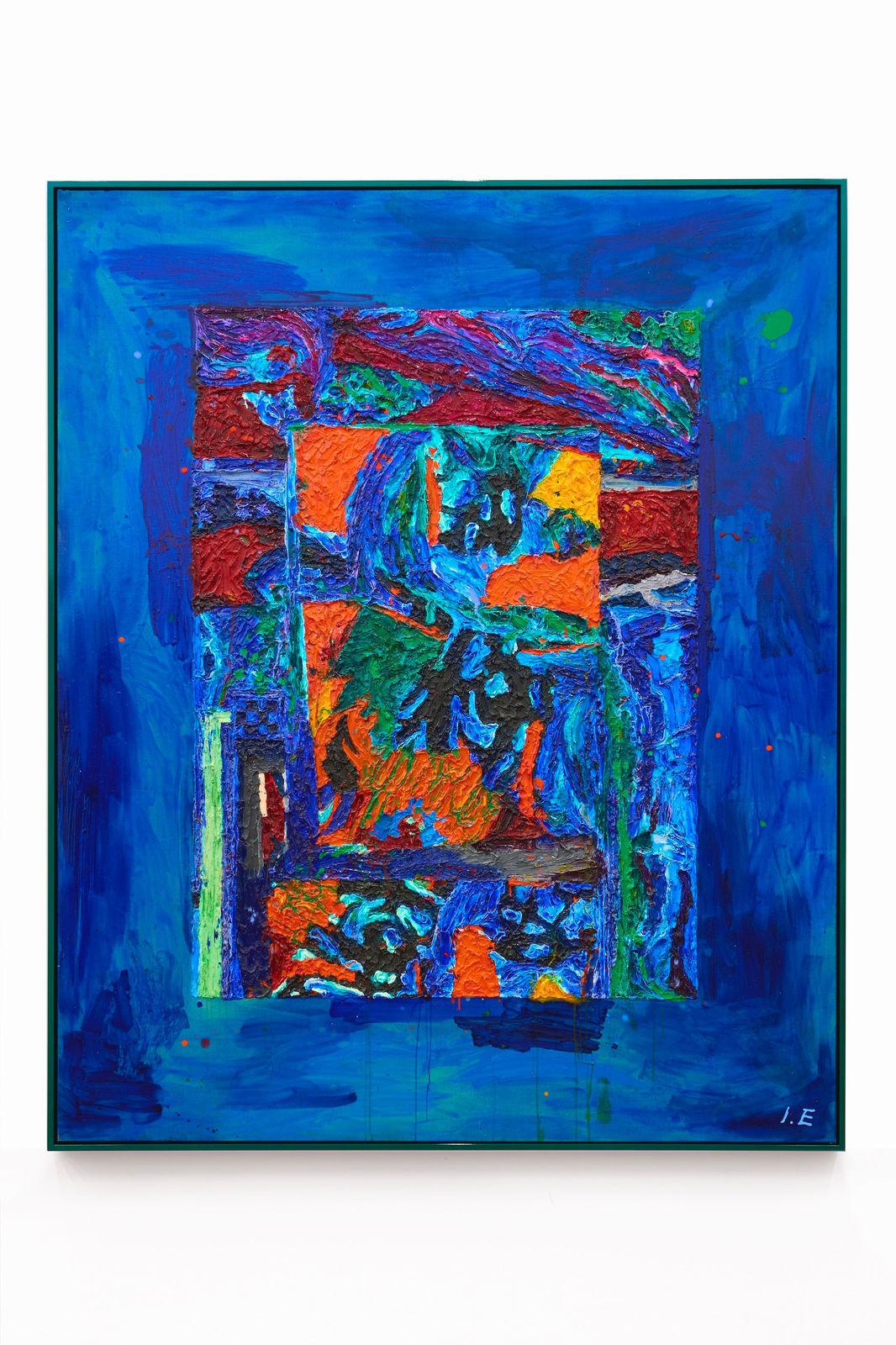 Ida Ekblad, THE PARK CLOSES AT DUSK, 2022