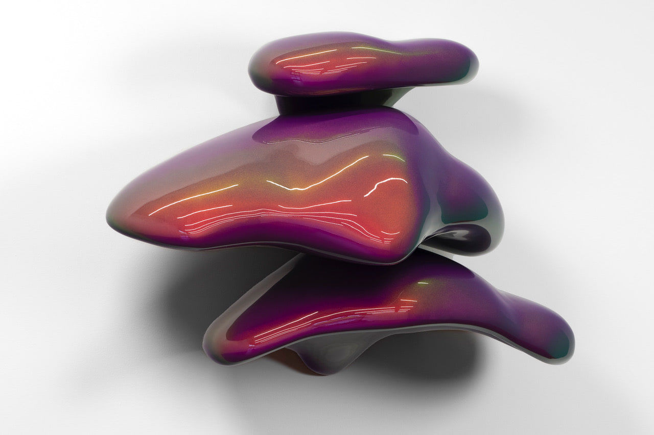 Sylvie Fleury, One Minute Silence (purple gold), 2023