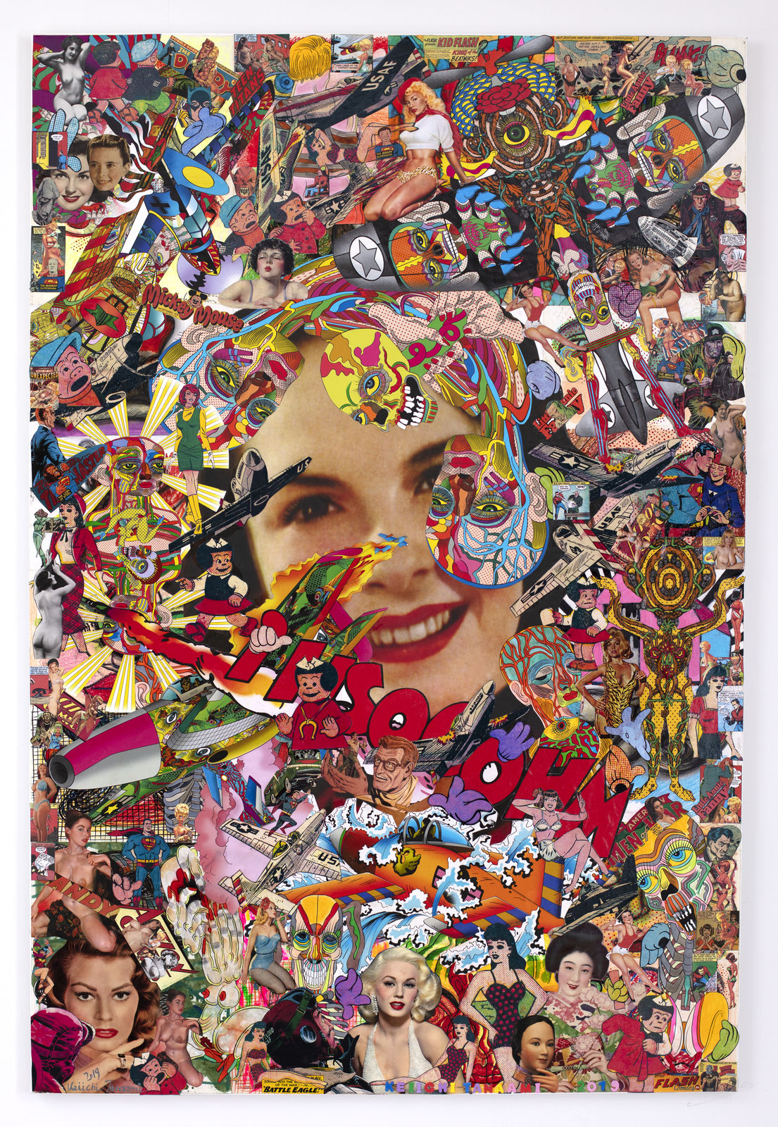 Keiichi Tanaami, Cut Up Moment, 2018