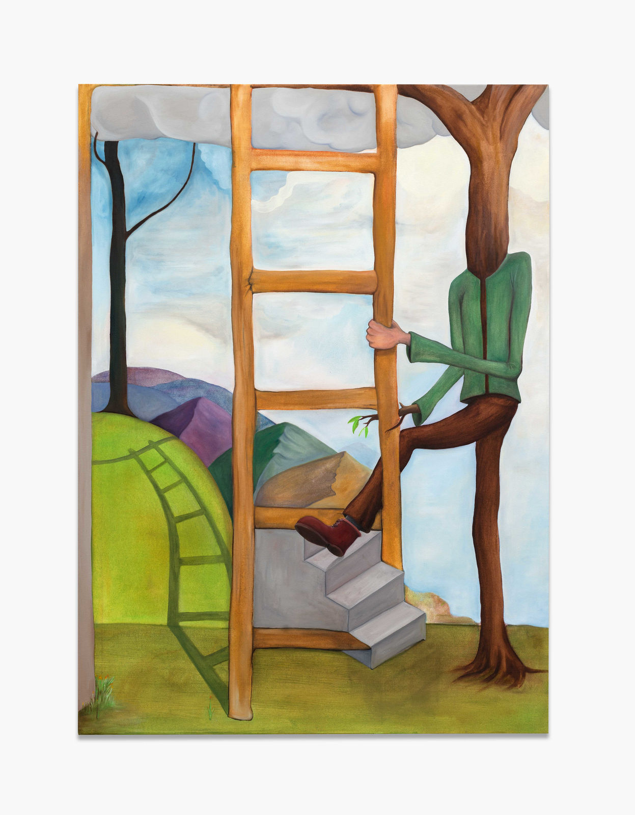 Urban Zellweger, Between ladders, 2019