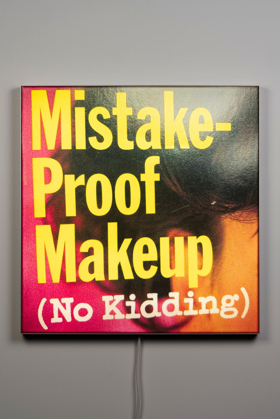 Sylvie Fleury, Mistake-Proof Makeup, 2023