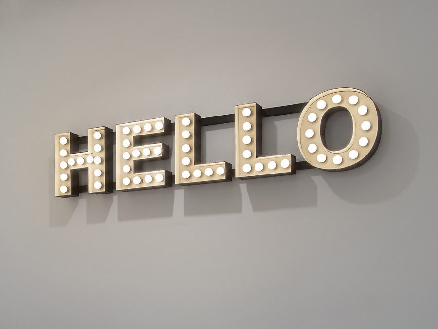 Peter Liversidge, Hello, 2012