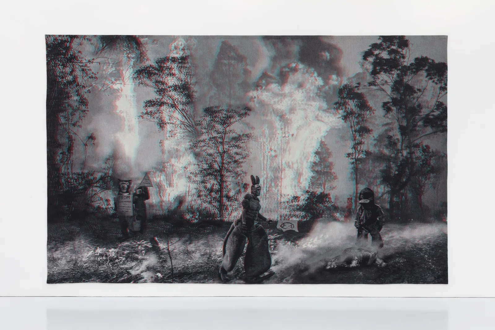 Goshka Macuga, From Gondwana to Endangered, Who is the Devil Now?, 2020