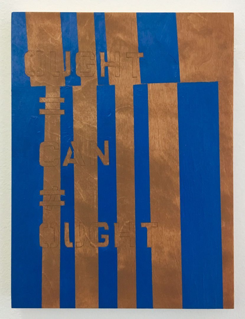 Patrick Chamberlain, Ought = Can ≠ Ought, 2016