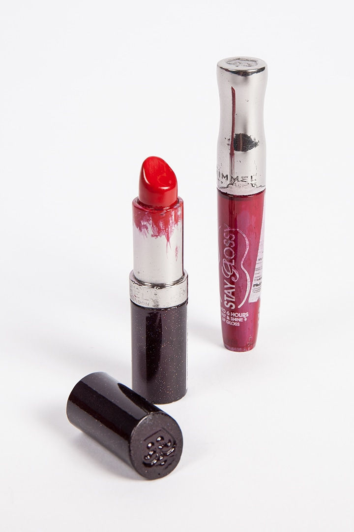 Mickalene Thomas, Untitled (Lipstick), 2014