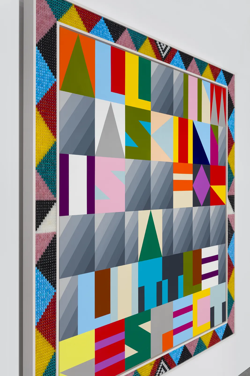 Jeffrey Gibson, ALL I’M ASKIN IS FOR A LITTLE RESPECT, 2018