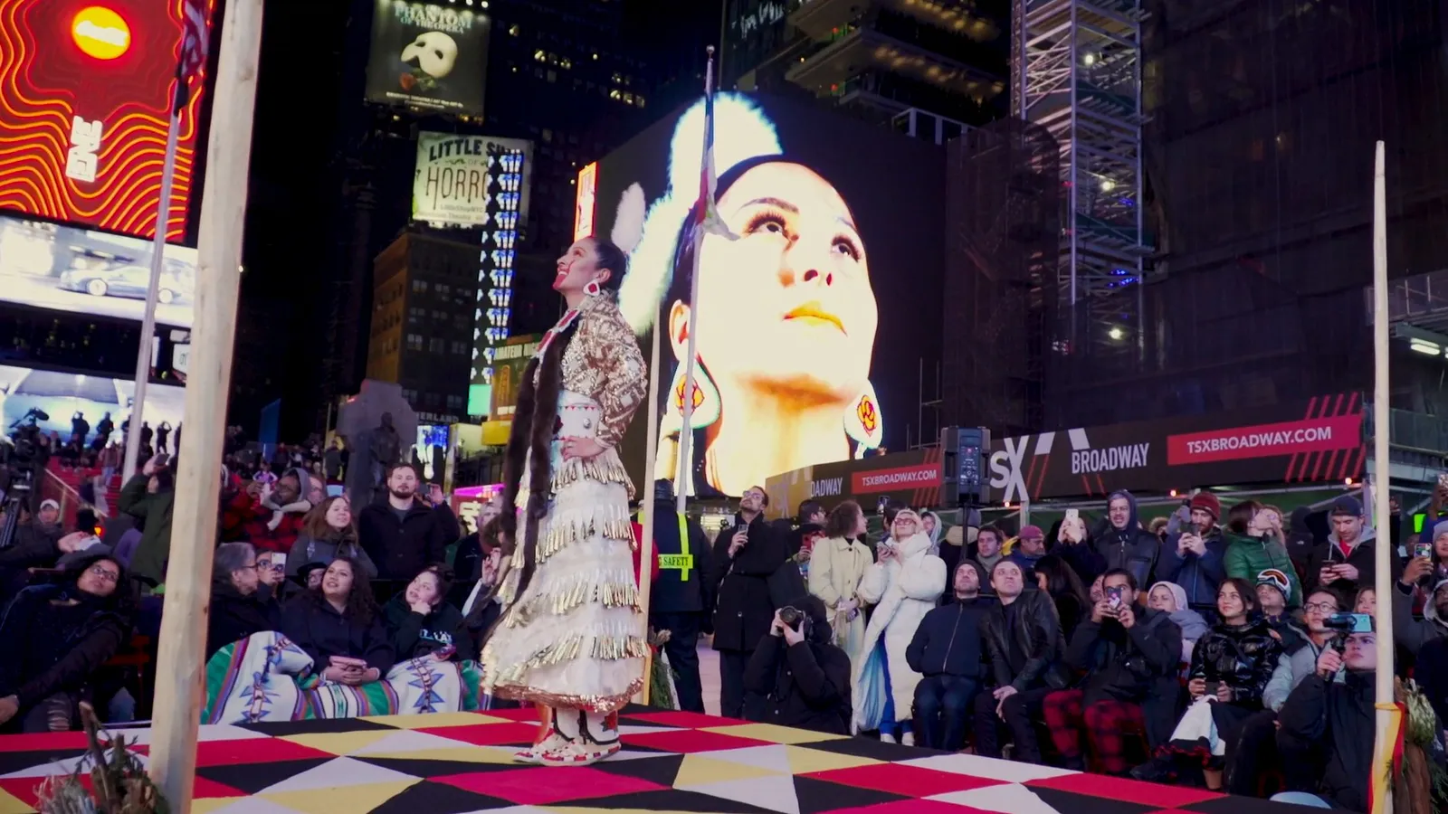 Jeffrey Gibson, SHE NEVER DANCES ALONE, 2020