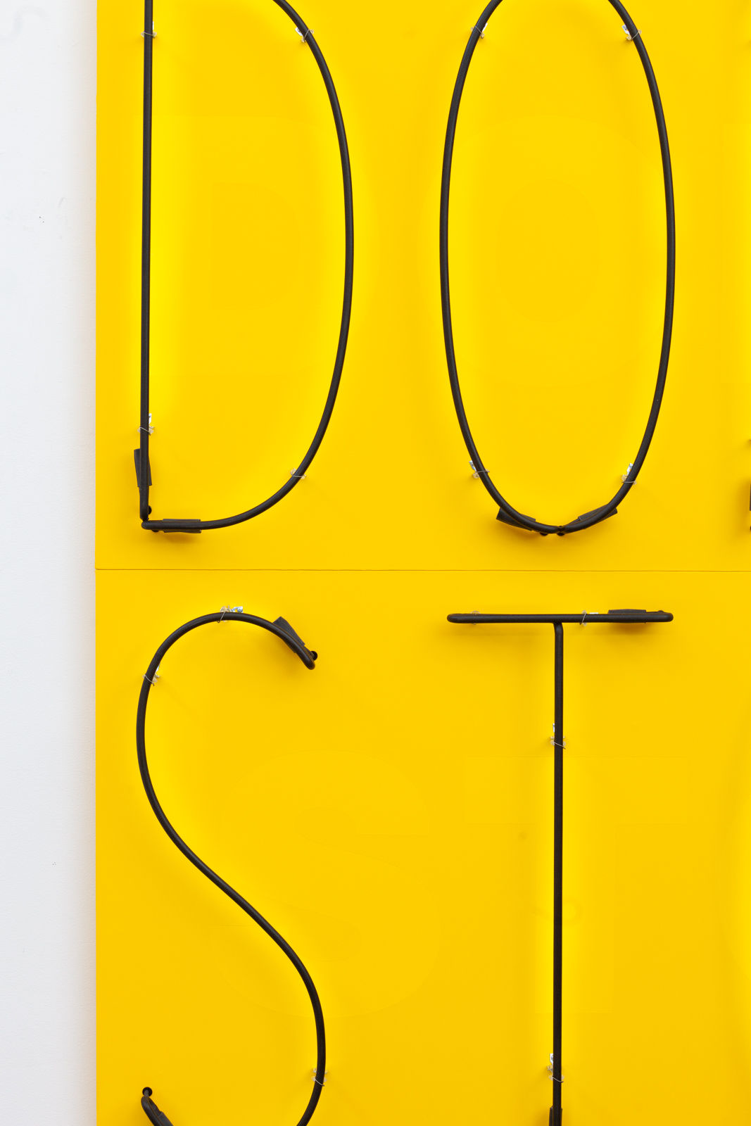 Deborah Kass, Don't Stop 2 (Yellow/Yellow/Black), 2020