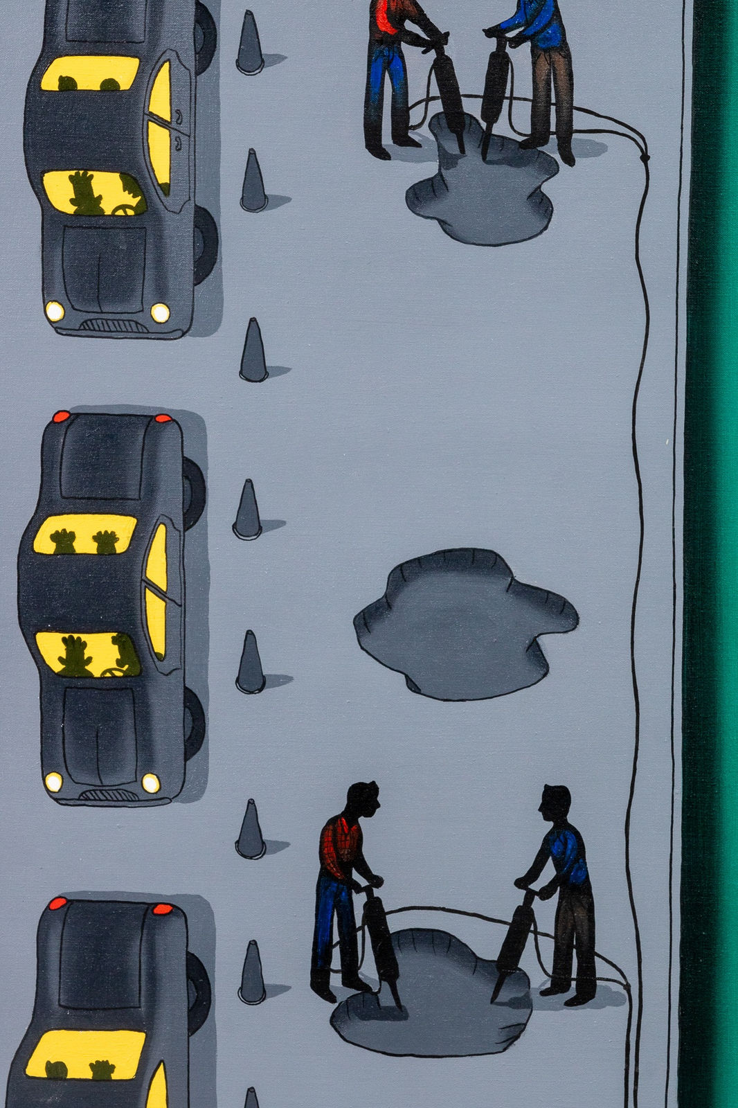 Roger Brown, They Call This an Expressway?, 1986