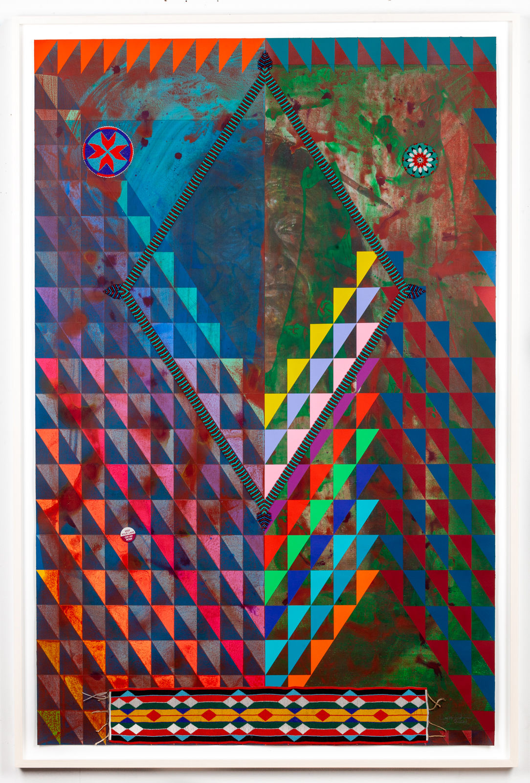 Jeffrey Gibson, Chief Black Coyote, 2021