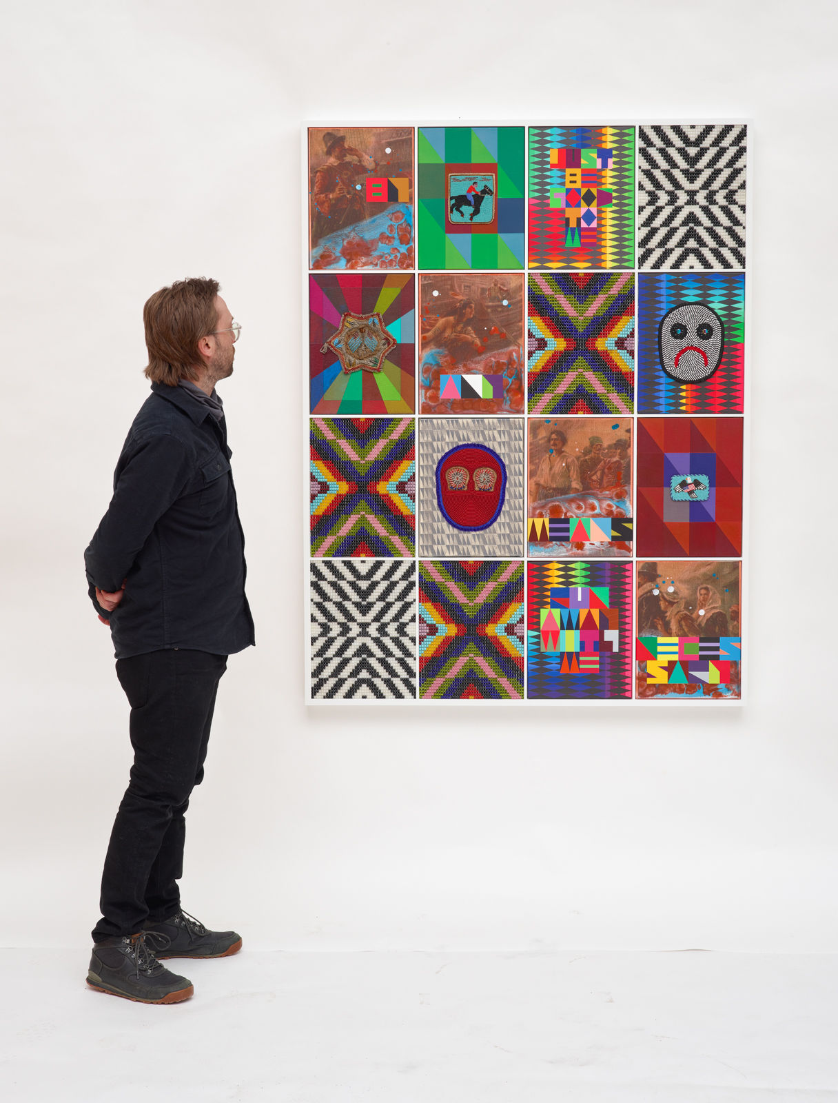 Jeffrey Gibson, BY ANY MEANS NECESSARY, 2021