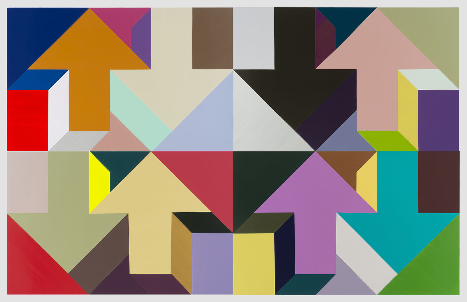 Tony Tasset, Arrow Painting 56, 2016