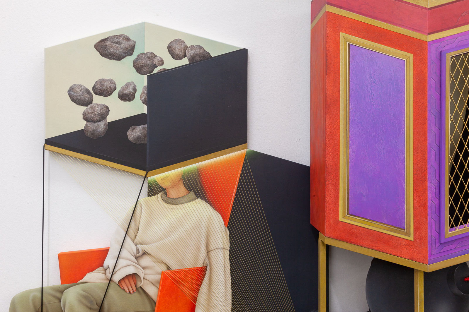 Arghavan Khosravi, The Burden of Thoughts, 2022