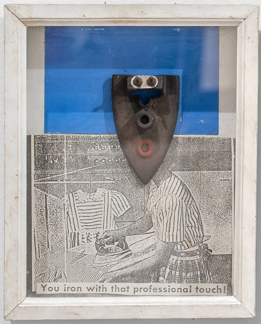 Willie Cole, Untitled (you iron with that professional touch) ), 1989
