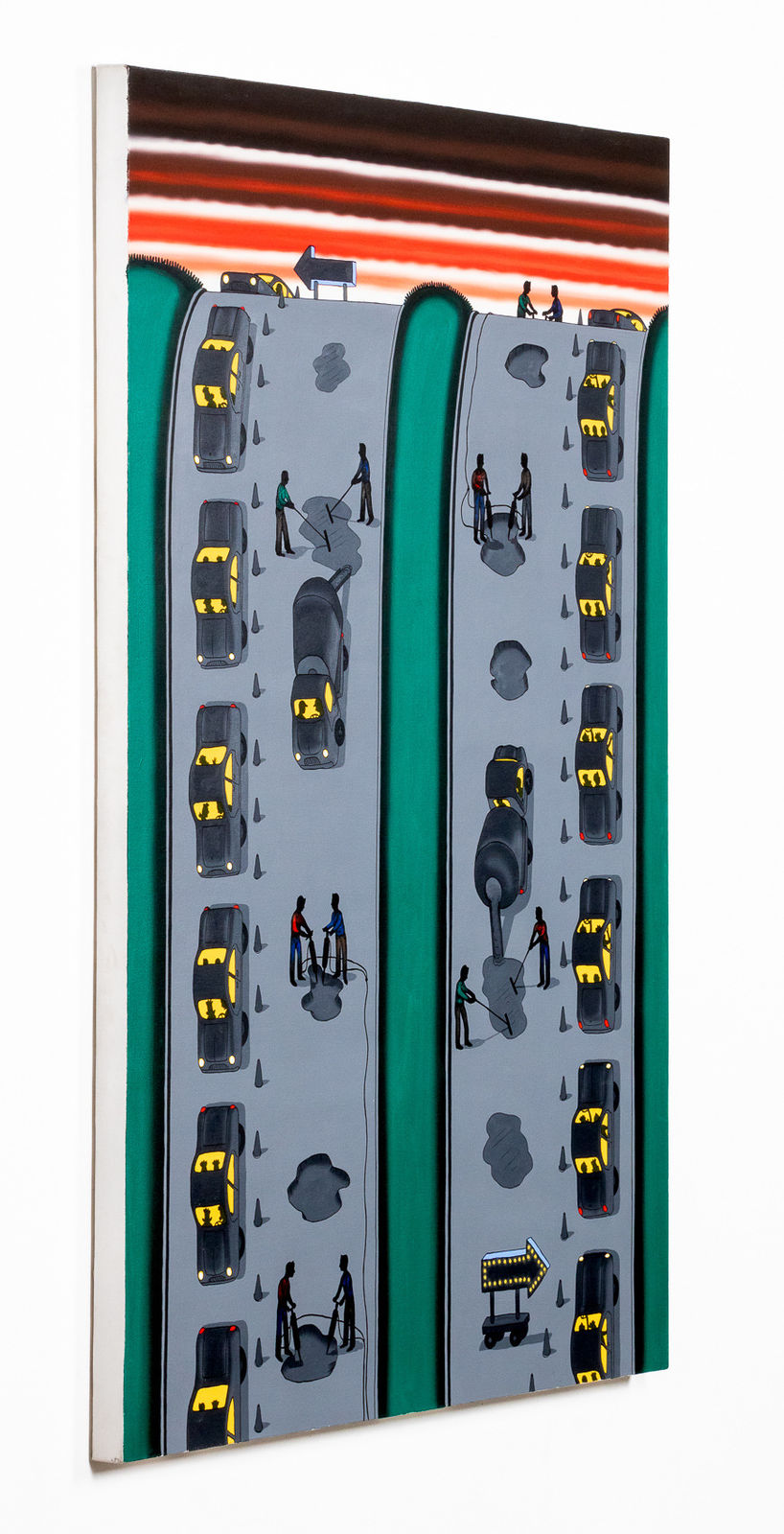 Roger Brown, They Call This an Expressway?, 1986