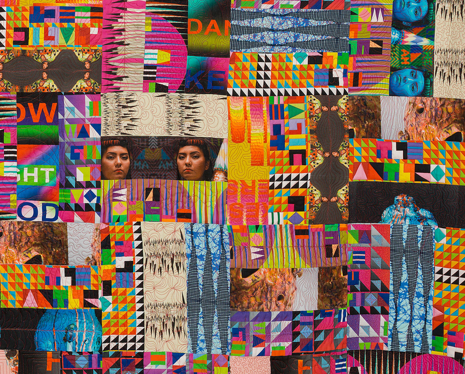 Jeffrey Gibson, SHE KNOWS OTHER WORLDS, 2019