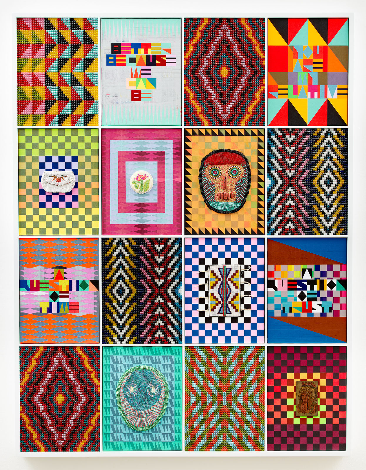 Jeffrey Gibson, BETTER BECAUSE WE CAN BE, 2022