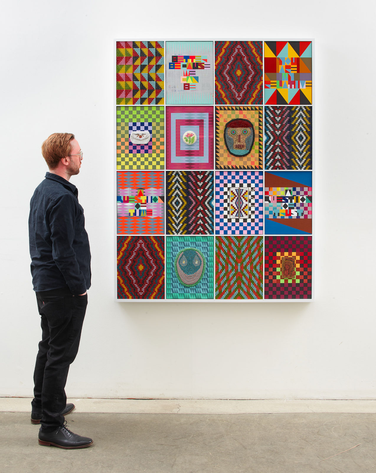 Jeffrey Gibson, BETTER BECAUSE WE CAN BE, 2022