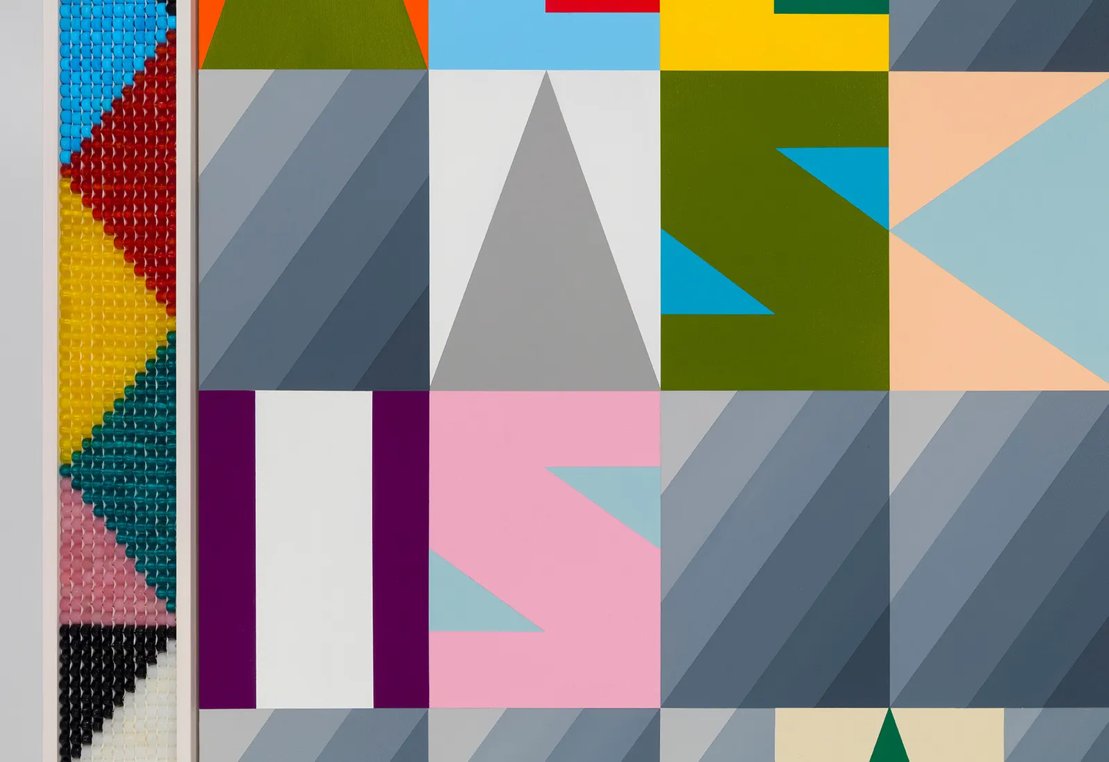 Jeffrey Gibson, ALL I’M ASKIN IS FOR A LITTLE RESPECT, 2018