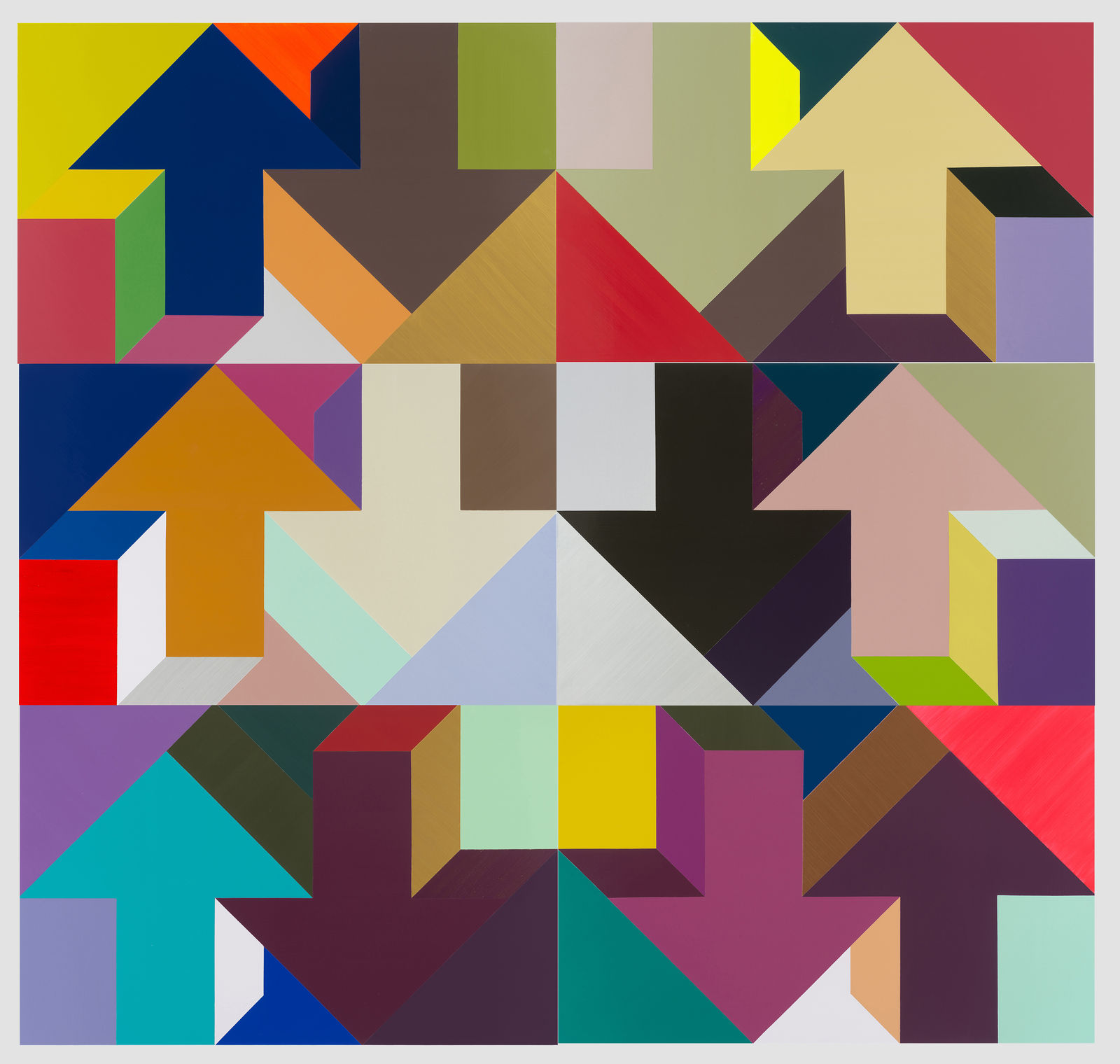 Tony Tasset, Arrow Painting 56, 2016