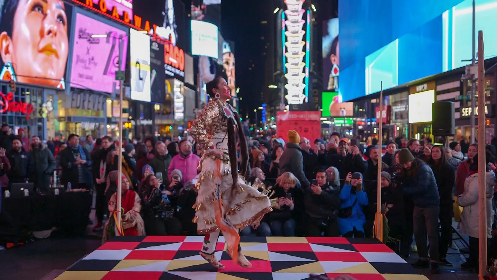 Jeffrey Gibson, SHE NEVER DANCES ALONE, 2020