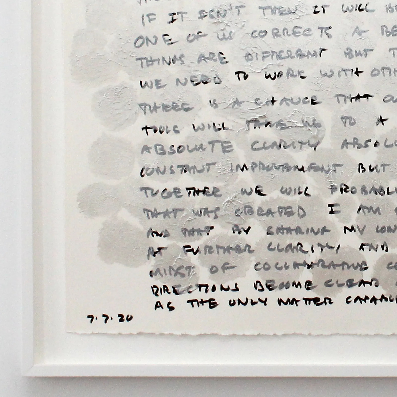 Ed Schlossberg, 7.17.20, (There Is A Chance), 2020