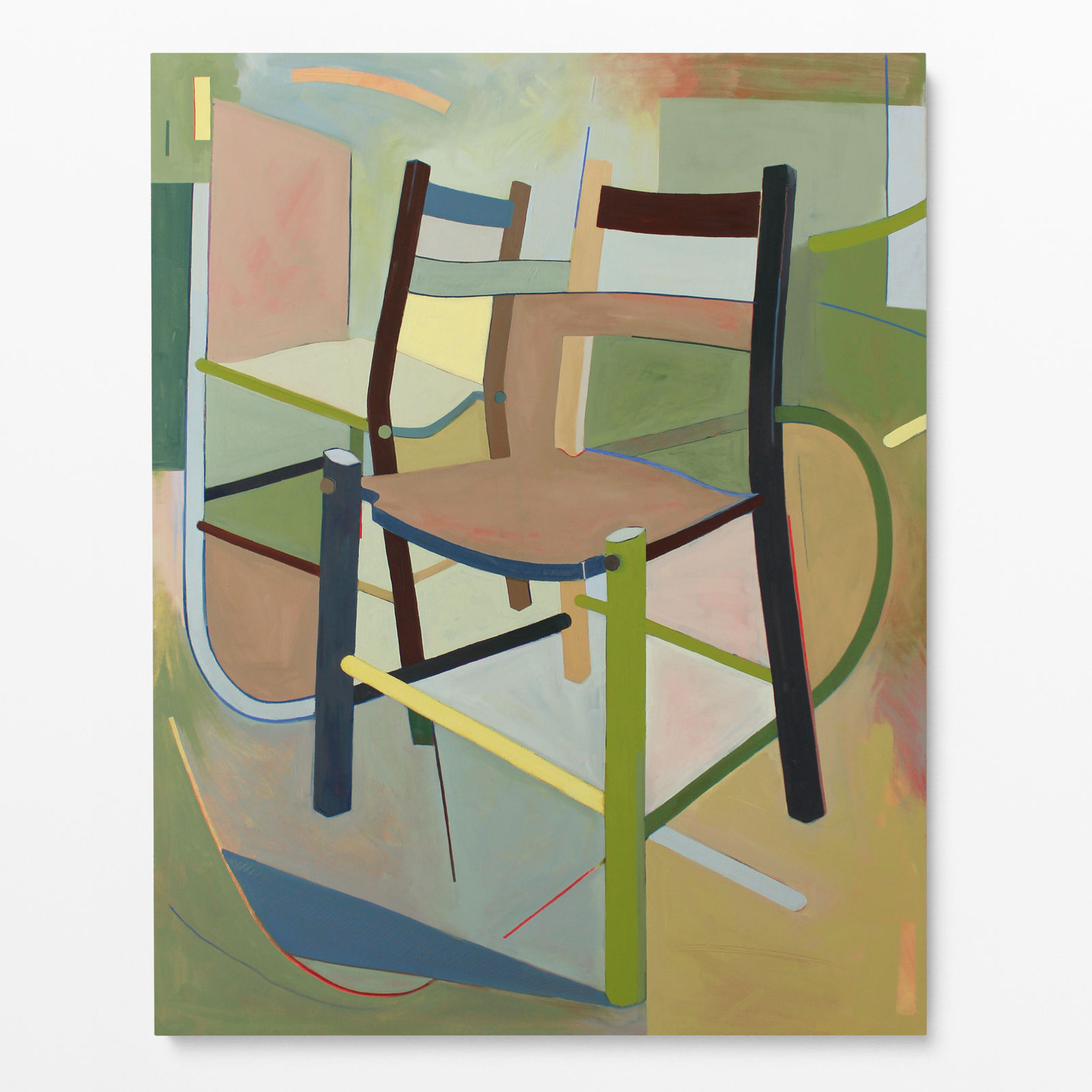 Kelcie Mack, Still Life with Two Chairs, 2024