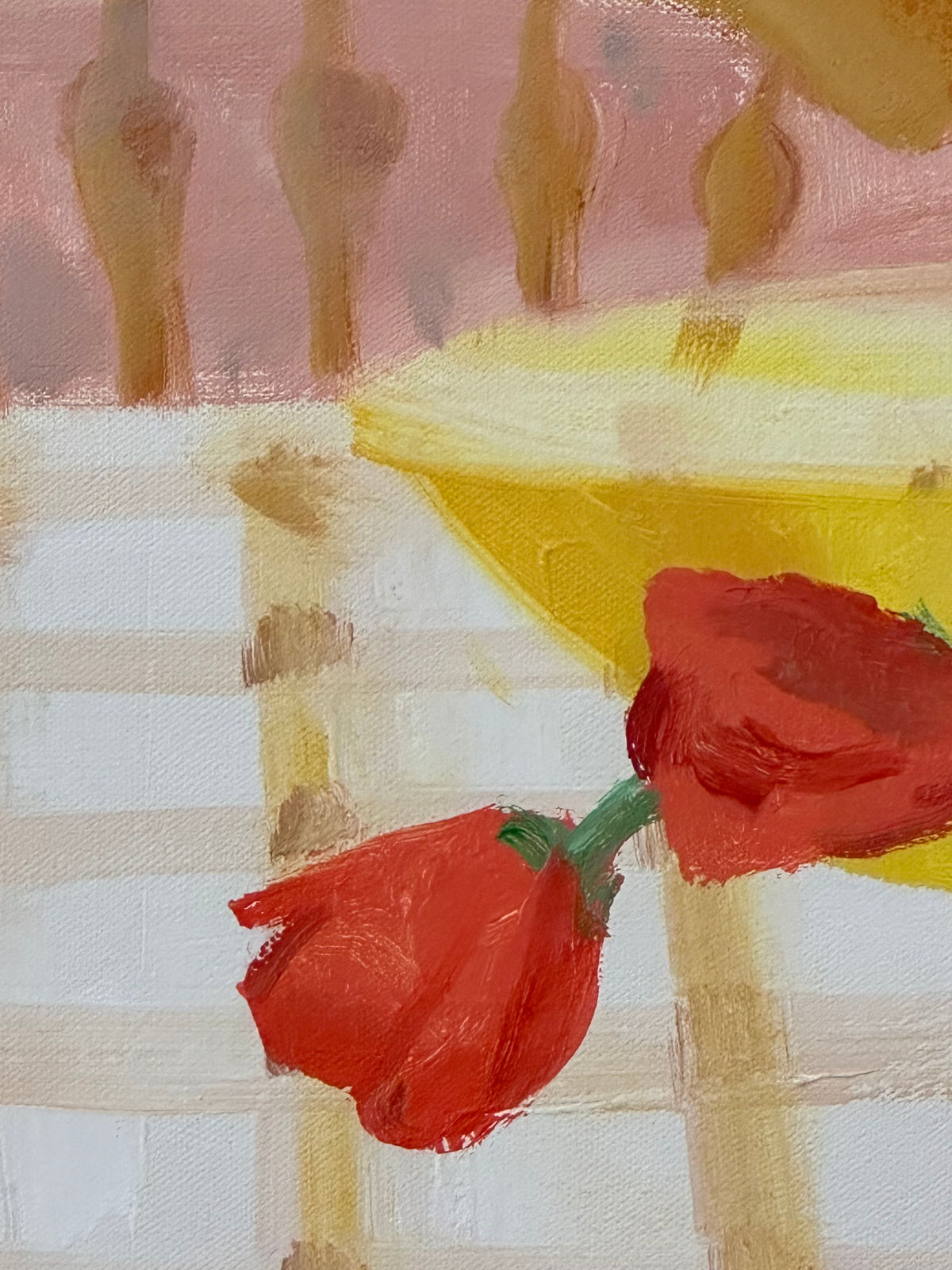 Melanie Parke, Peaches and Stems, 2022