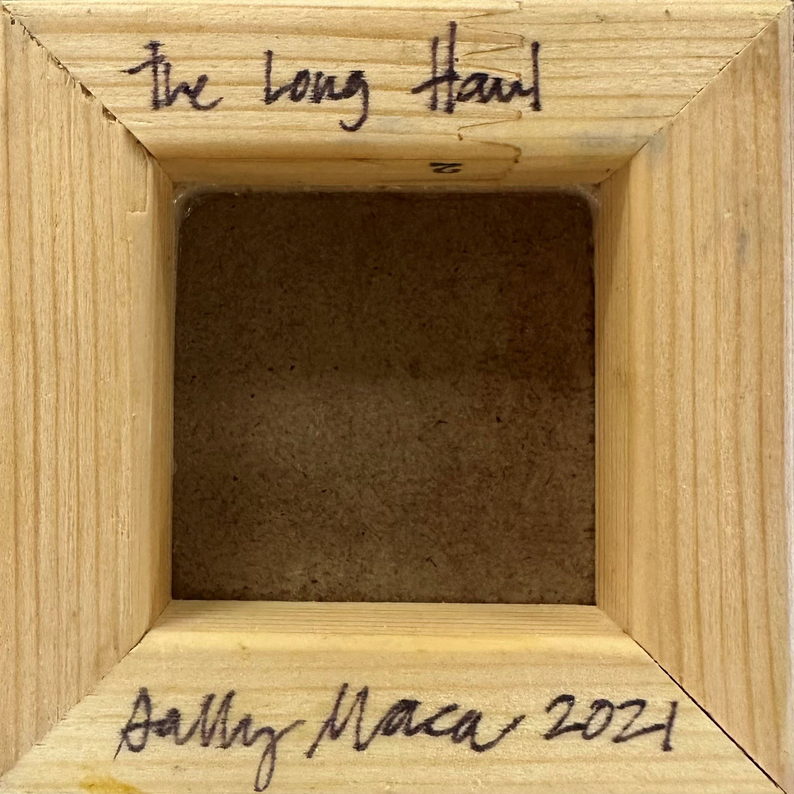 Sally Maca, The Long Haul, 2021