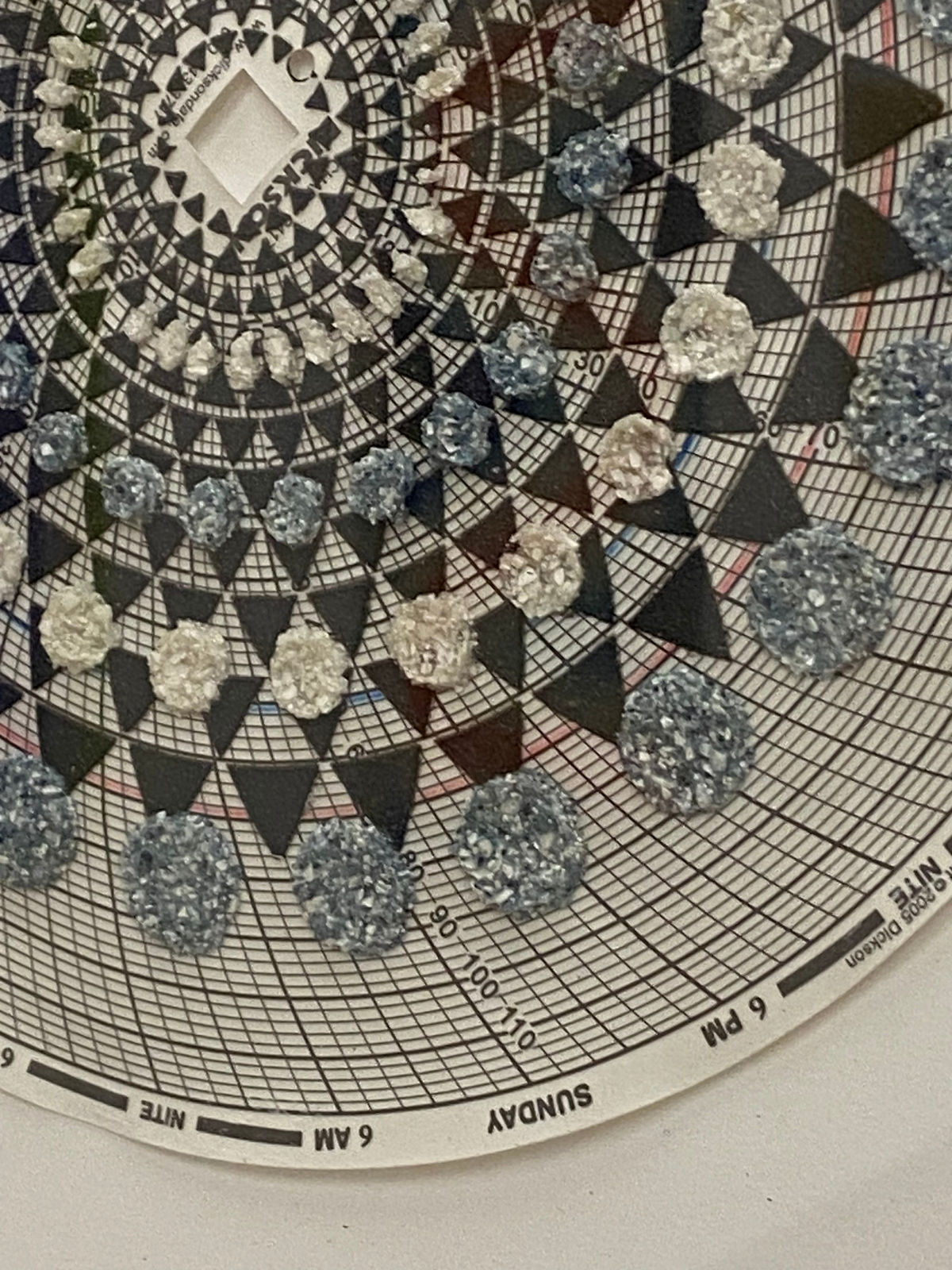 Eleanor White, Untitled (graph mandala) 012 (variation 2), 2020