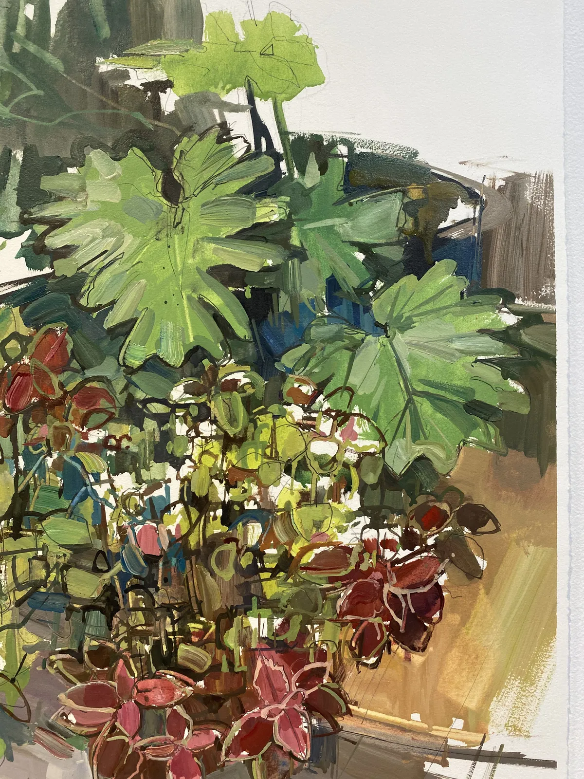 Francis Sills, Francis Sills Red Flowers II, 2014