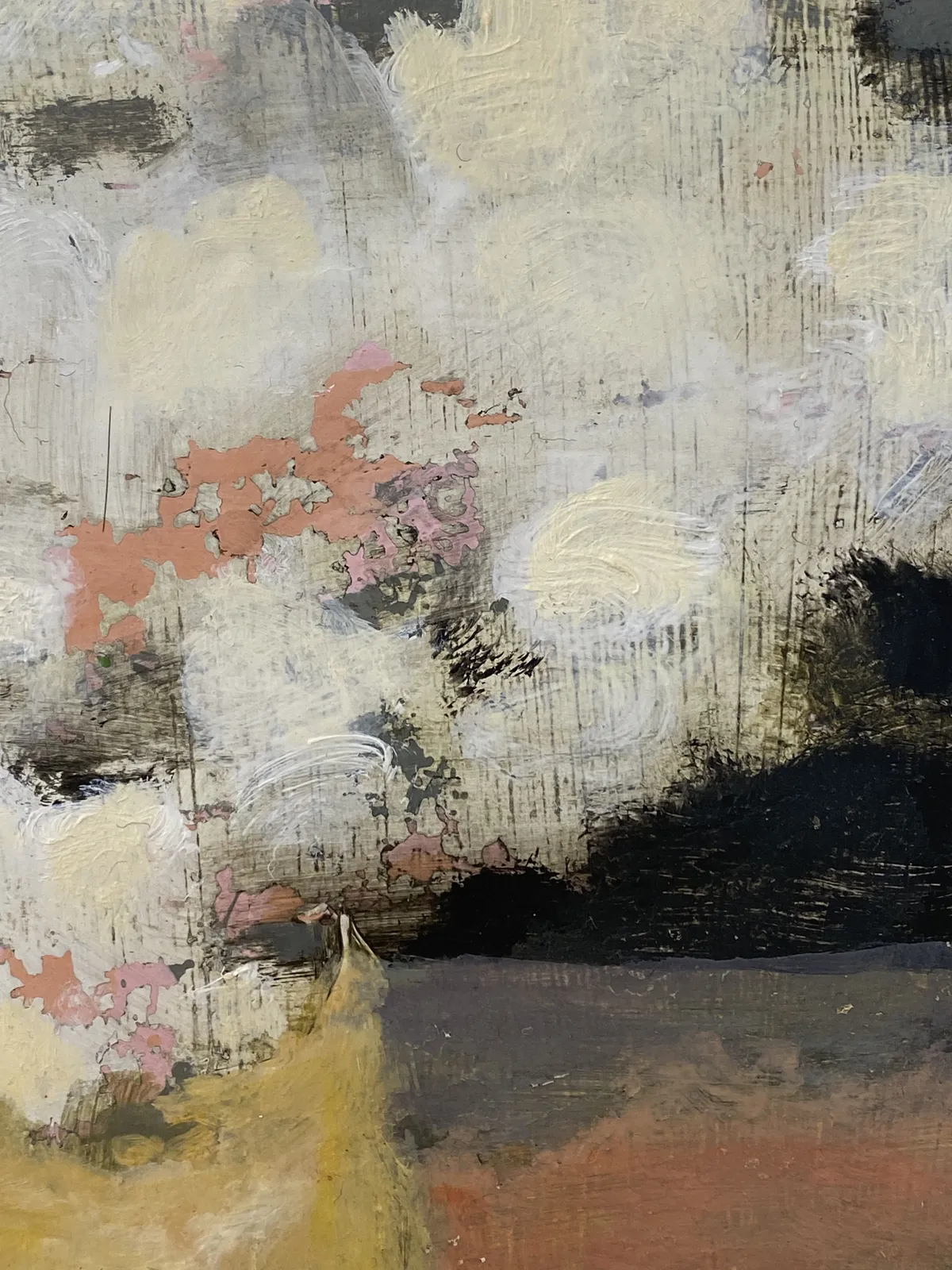 David Konigsberg, Bouquet In Yellow Vase, 2021