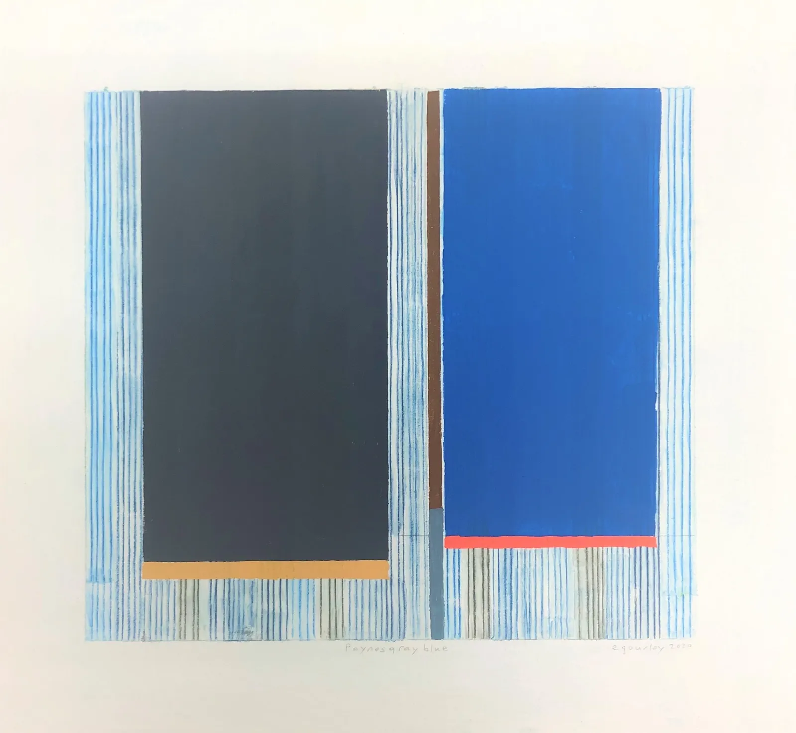 Elizabeth Gourlay (estate), Paynesgrayblue, 2020