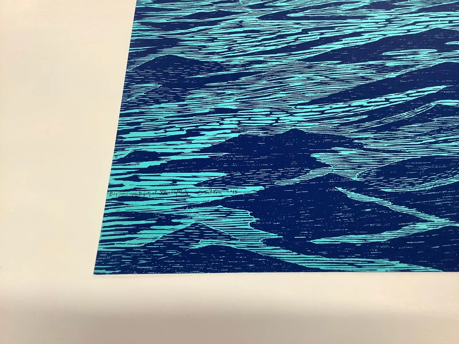 Eve Stockton, Big Seascape Diptych XII (left), 2015