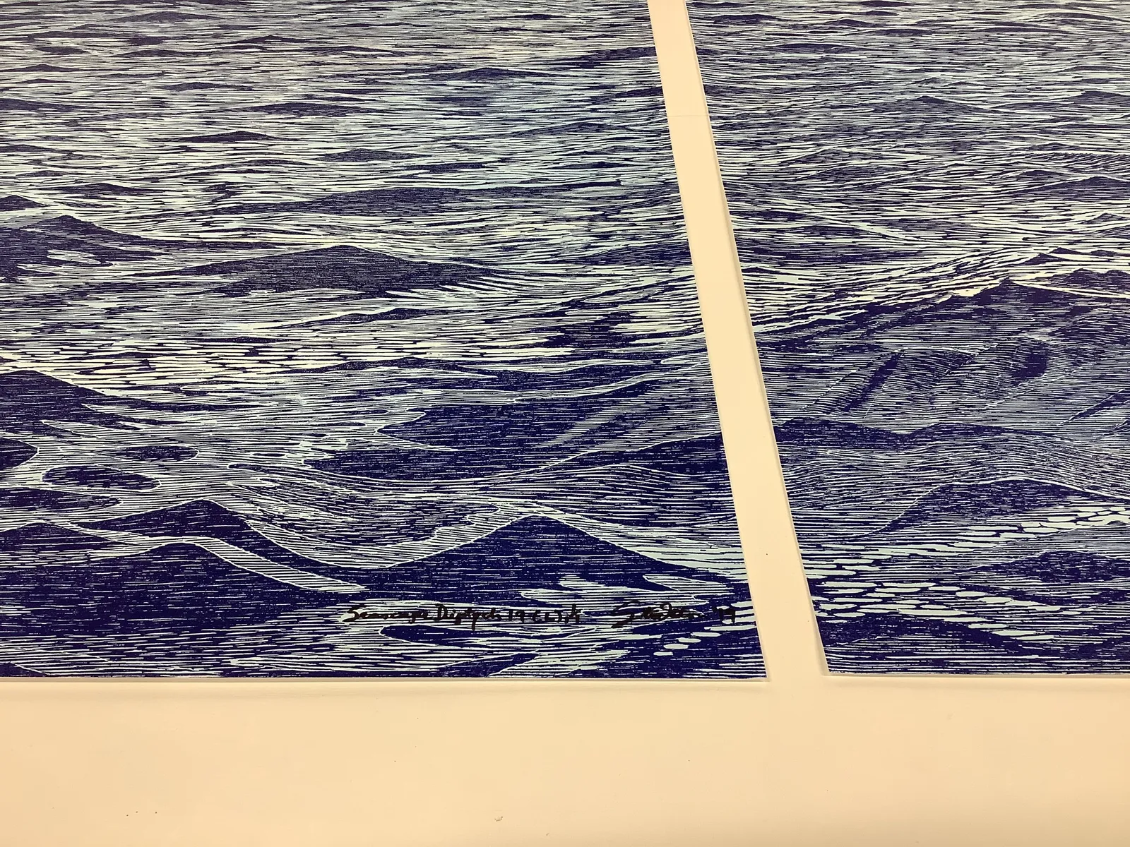 Eve Stockton, Seascape Diptych 19, 2019