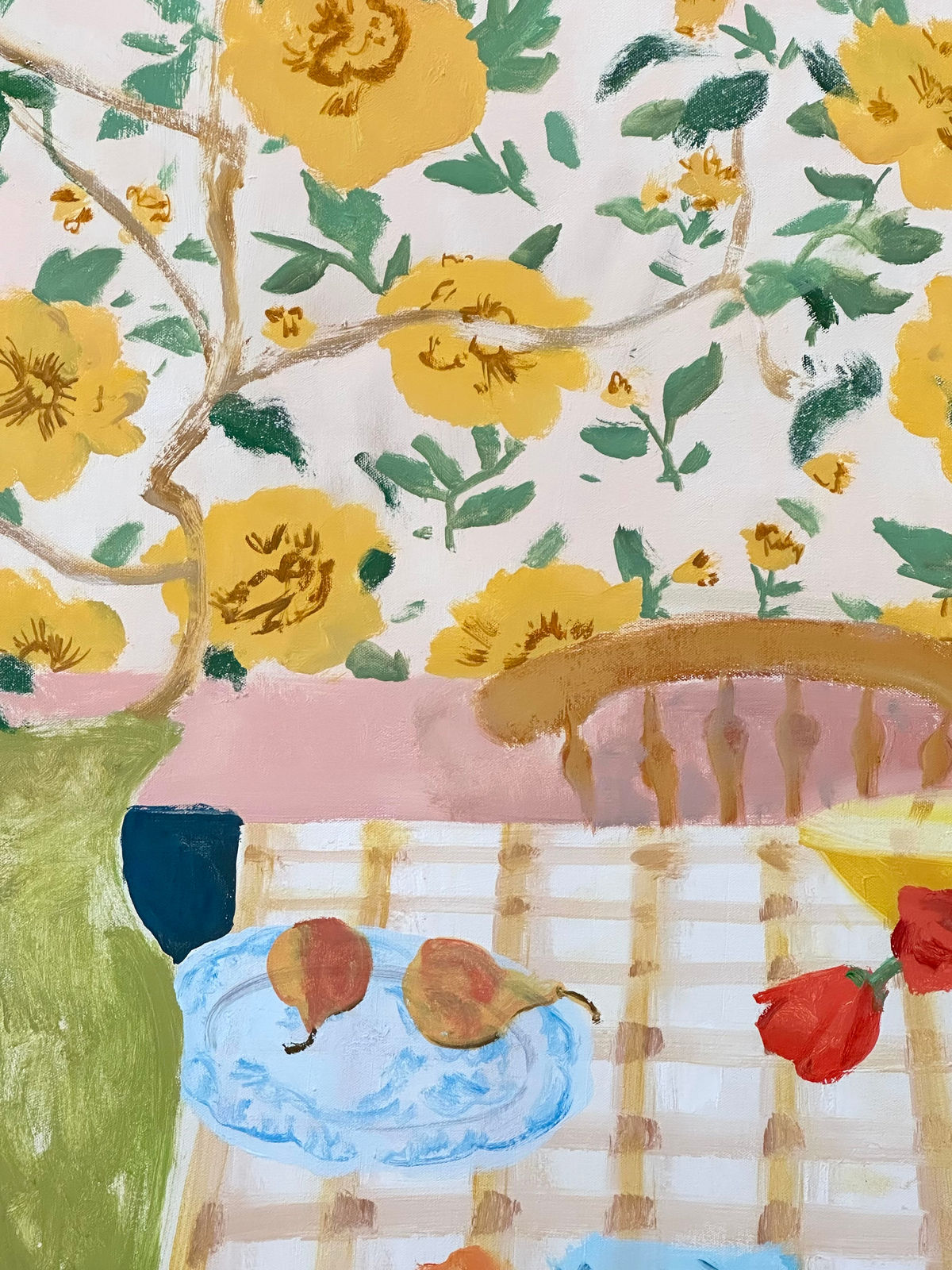 Melanie Parke, Peaches and Stems, 2022