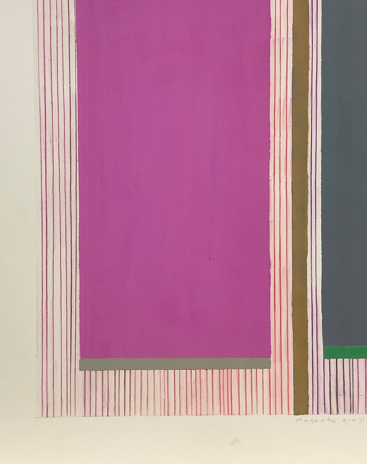 Elizabeth Gourlay (estate), Magenta gray, 2020