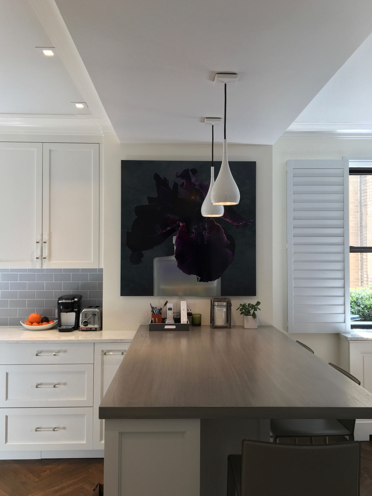 Roger Ricco, Purple Iris 2, 2017