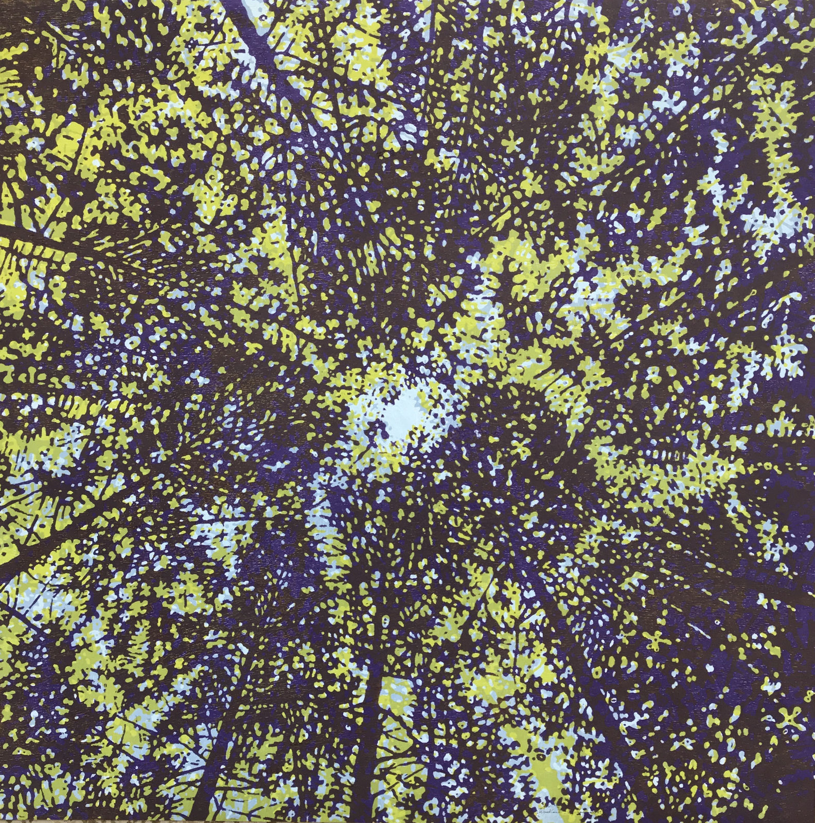 Eve Stockton, Woodland Skyscape variation 87, 2018