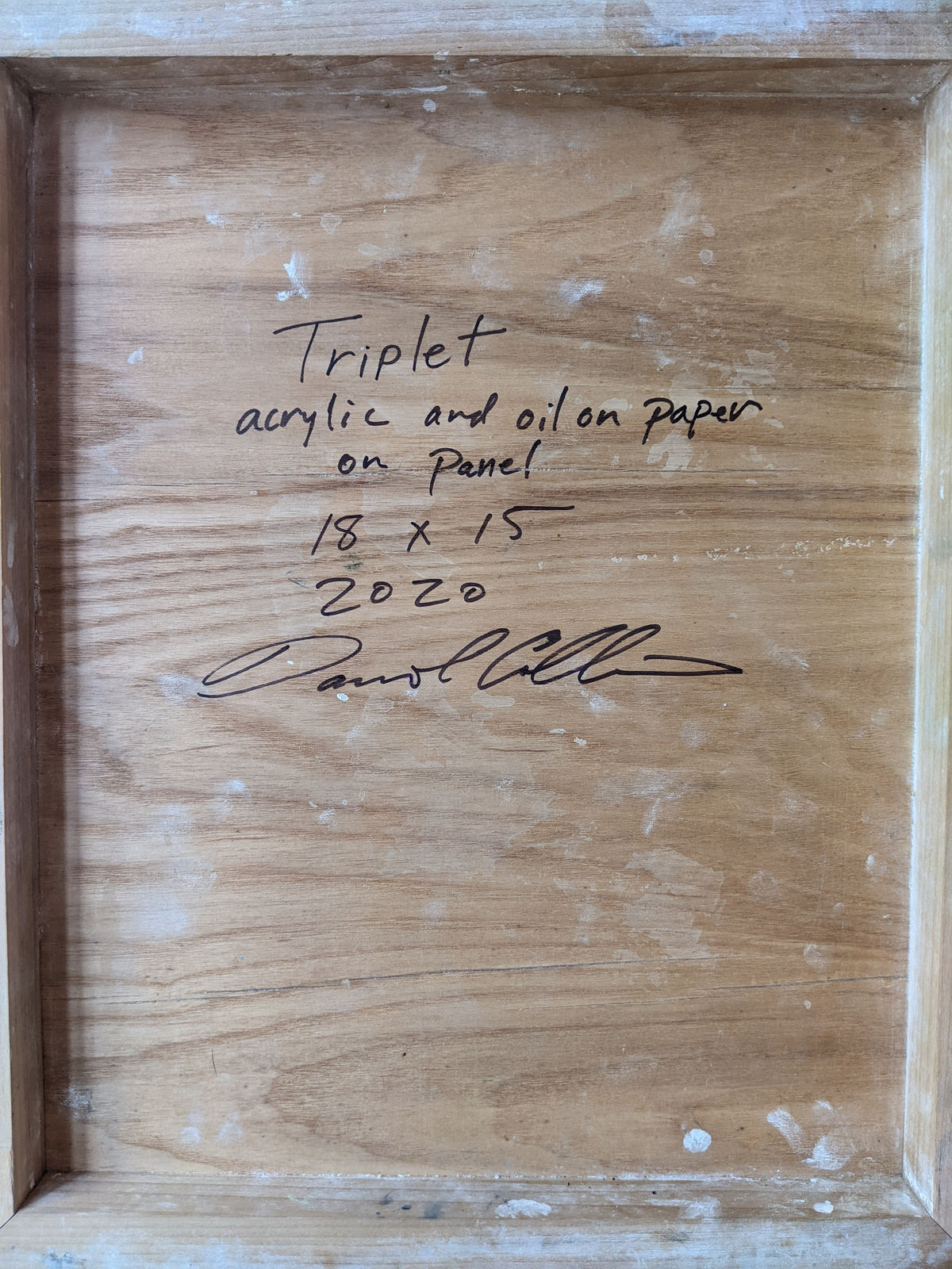 David Collins, Triplet, 2020