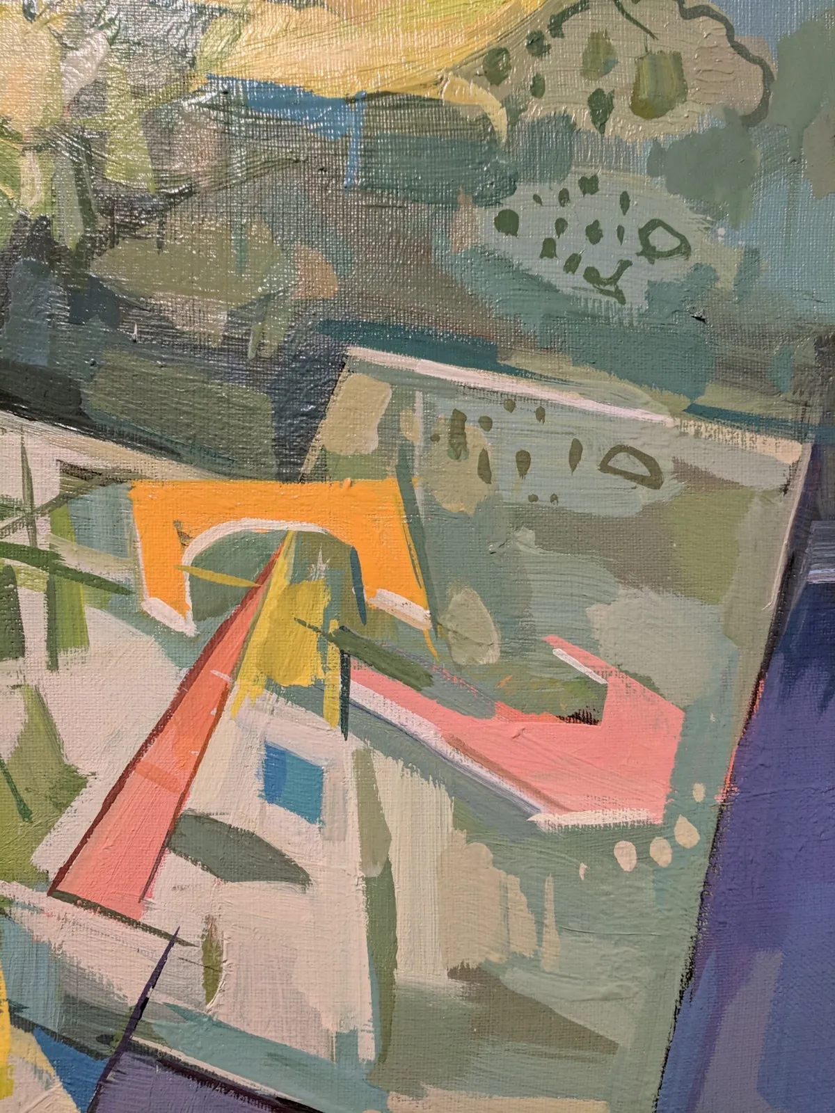 Francis Sills, Flowers (reflected), 2018